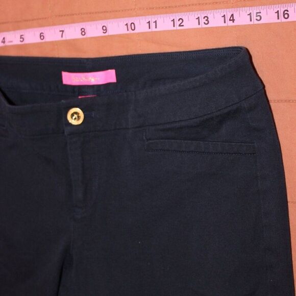 Lilly Pulitzer Dark Blue Low-Rise Skinny Jeans   Women's Size 6 - Picture 14 of 15